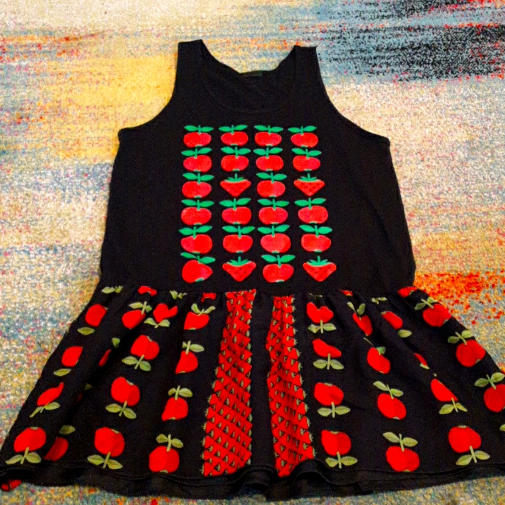 ANNA SUI DRESS SLEEVELESS BLK M